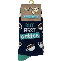 Father's Day Father's Day But First Coffee Socks