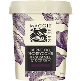 Maggie Beer Burnt Fig Honeycomb & Caramel Ice Cream