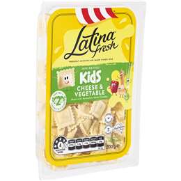 Latina Fresh Kids Mini Ravioli Pasta Cheese & Vegetable