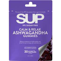 Sup Calm & Relax Ashwagandha Pastille Gummies 30 Pack