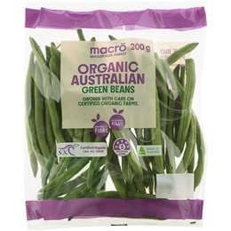 Macro Organic Round Beans