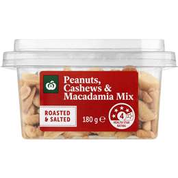 Woolworths Snack Pot Peanuts Cashews & Macadamia Mix
