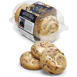 Woolworths White Chocolate & Raspberry Cookies 5 pack