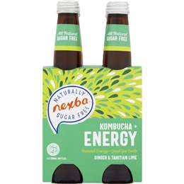 Nexba Kombucha Energy Ginger & Lime 