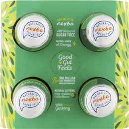 Nexba Kombucha Energy Ginger & Lime 