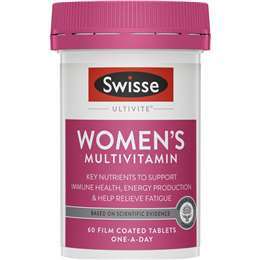 Swisse Ultivite Women's Multivitamin Tablets 60 pack