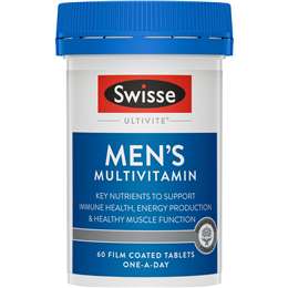 Swisse Ultivite Men's Multi Vitamin Tablets 60 Pack