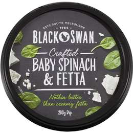 Black Swan Dip Crafted Baby Spinach & Fetta