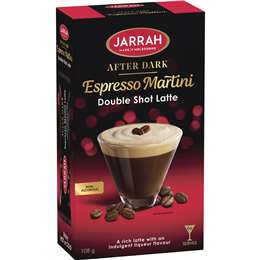 Jarrah After Dark Espresso Martini Double Shot Latte Sachets 6 Pack