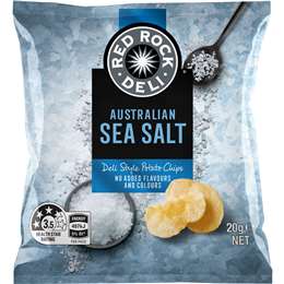 Red Rock Deli Potato Chips Sea Salt Natural