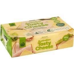 Woolworths Tasty Cheese Block 500g