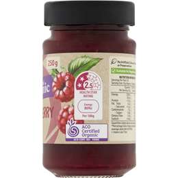Macro Organic Raspberry Spread Jam