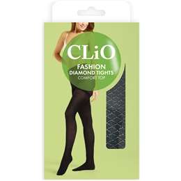 Clio Fashion Diamond Tights Comfort Top T/xt Each | Woolworths