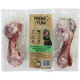 Premiyum Free Range Meaty Pork Bones Dog Food
