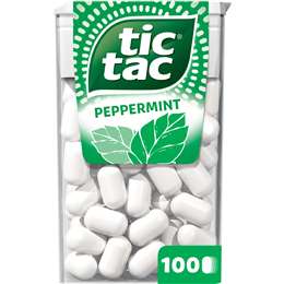 Tic Tac Peppermint 100 Pack