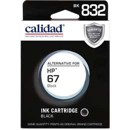 Calidad BK 832 Ink Cartridge Alternative For HP 67 Black each