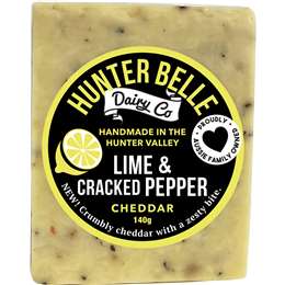 Hunter Belle Dairy Co Lime & Cracked Pepper Cheddar