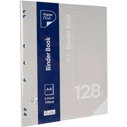 Woolworths Binder Folder A4 128 Pages