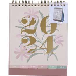 Stationery 2024 Desk Calendar Assorted
