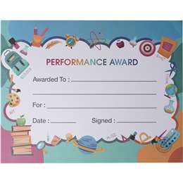 Merit Award Certificates Assorted 30 Pack | Woolworths