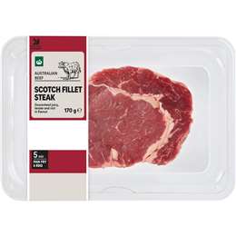 Woolworths Beef Scotch Fillet Steak