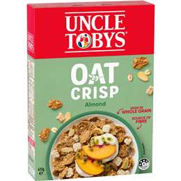 Uncle Tobys Oat Crisp Almond Breakfast Cereal 415g