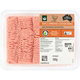 Woolworths RSPCA Approved Chicken Mince