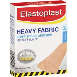 Elastoplast Fabric Strips Heavy Duty 20pk | Woolworths