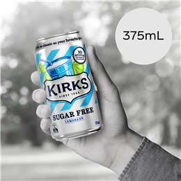 Kirks Sugar Free Lemonade Soft Drink  Multipack Cans