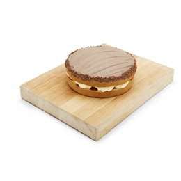 Woolworths Brown Sponge Cake Iced With Fresh Cream & Jam each