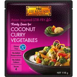 Lee Kum Kee Coconut Curry Vegetables Ready Sauce