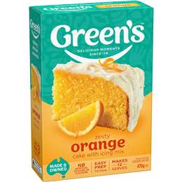 Green's Traditional  Orange Cake Mix 470g