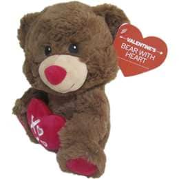 Valentines Day Valentine's Day 20cm Bear With Heart Brown