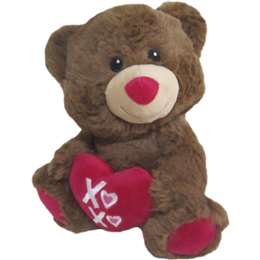 Valentines Day Valentine's Day 20cm Bear With Heart Brown
