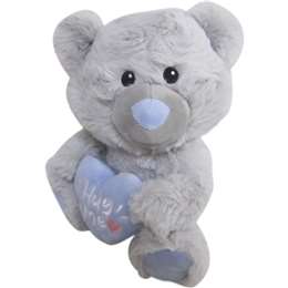 Valentines Day Valentine's Day 20cm Bear With Heart Grey