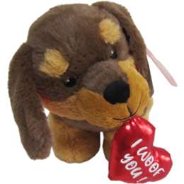 Valentines Day Valentine's Day Novelty Plush Dog