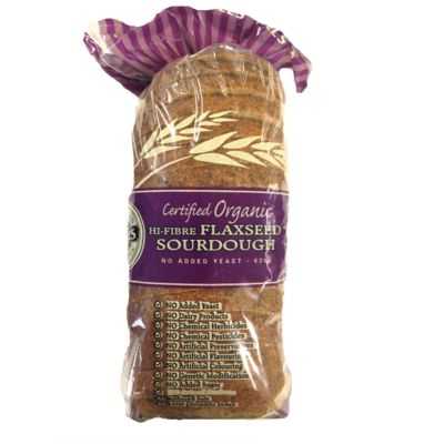 Bills Organic Hi Fibre Sourdough Bread With Flaxseed