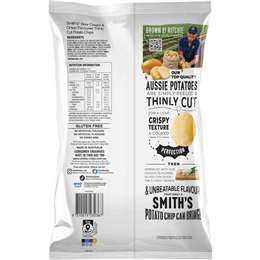 Smith's Thinly Cut Potato Chips Sour Cream & Onion Share Pack