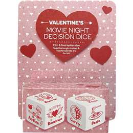 Valentines Day Valentine's Day Movie Night Decision Dice