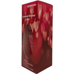 Valentines Day Korbond Cocktail Shaker Set