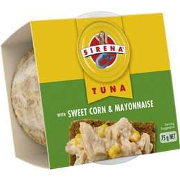 Sirena Snacking Tuna Mayo & Sweet Corn