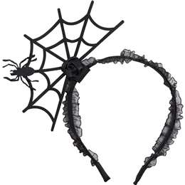 Mcobeauty Halloween Spiderweb Lace Headband Each