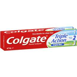 colgate triple action woolworths