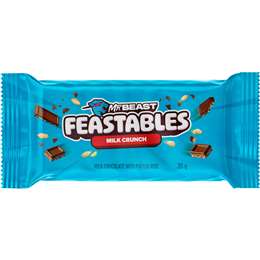 Mr Beast Feastables Milk Chocolate Crunch 35g
