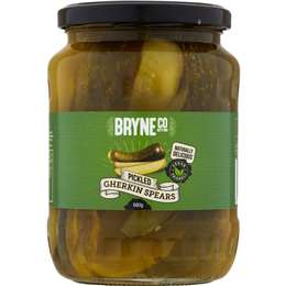 Bryne Co Pickled Gherkin Spears 
