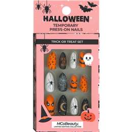 Mcobeauty Halloween Temporary Press On Nails Trick Or Treat Set Each