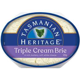 Tasmanian Heritage Triple Cream Oval Brie Cheese product image