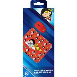 Wonder Woman Wireless Mouse & Mouse Pad 