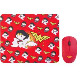 Wonder Woman Wireless Mouse & Mouse Pad 