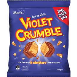 Violet Crumble Chocolate Share Bag